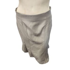 Pamela Dennis Petite Client Group Skirt Size 14 Gray Career Pencil Skirt